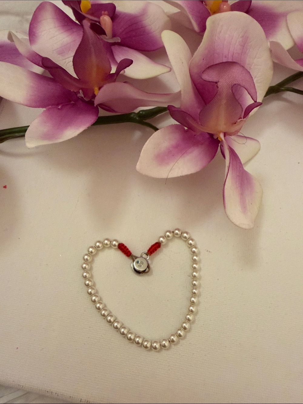 Roxanne Assoulin Authentic Princess Bracelet With Red Cord & SilverClosure  NEW